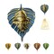 Leaf Ganesha Return Gift, Diwali Navrathri Decoration, Ganesh Wall Decor,housewarming Gift,indian Wedding, Pooja Puja Favor, Idol Statues, Feng Shui